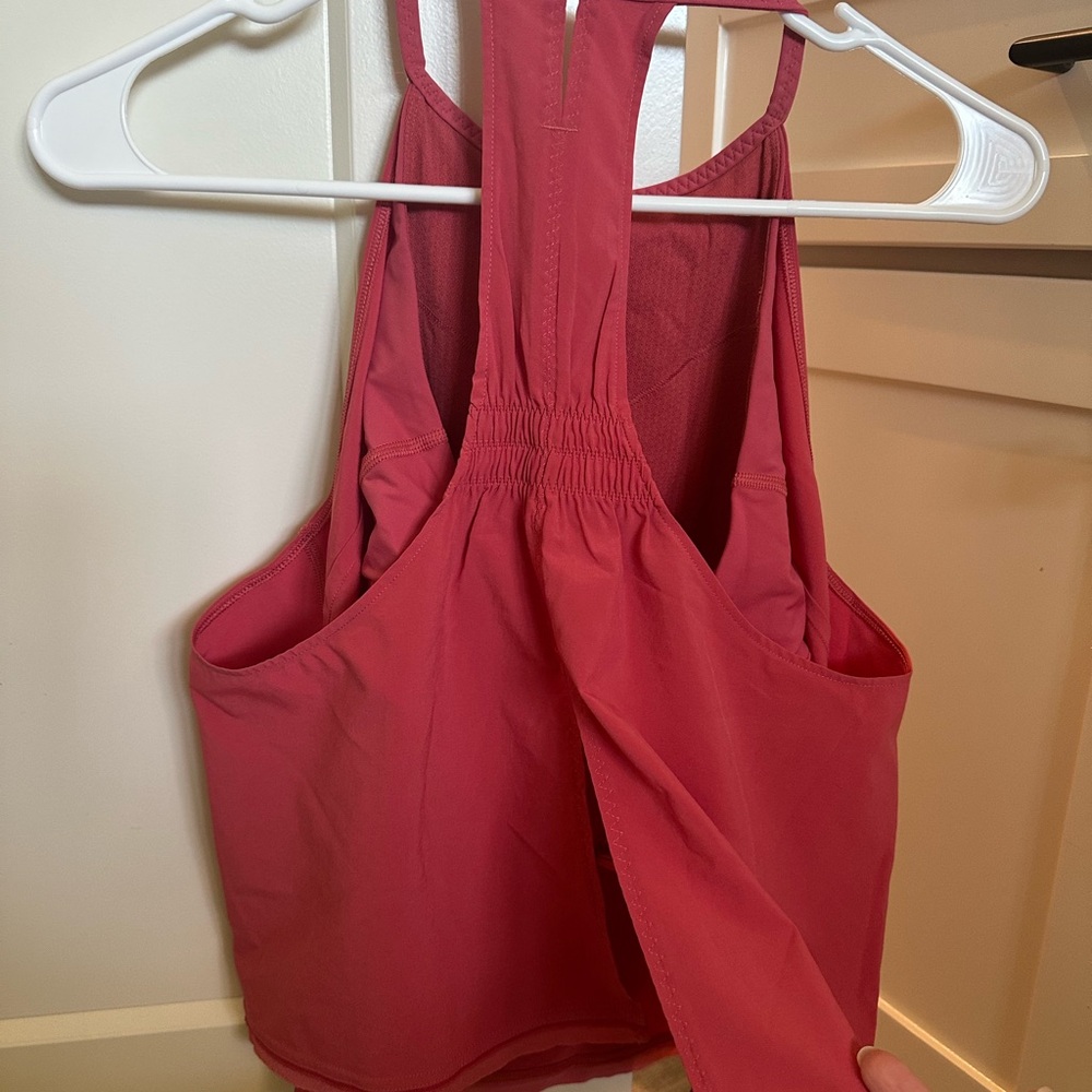 Lululemon Halter Tank Top Rust Red - Picture 2 of 4
